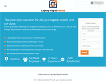Tablet Screenshot of laptoprepairworld.com